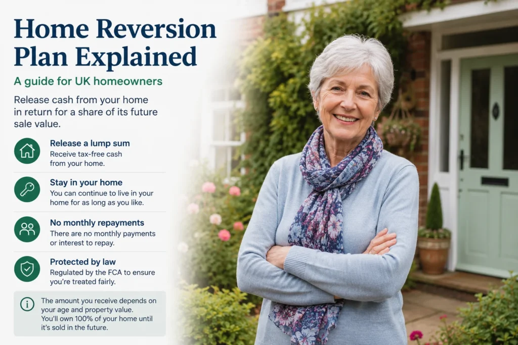 home reversion plan explained UK homeowner
