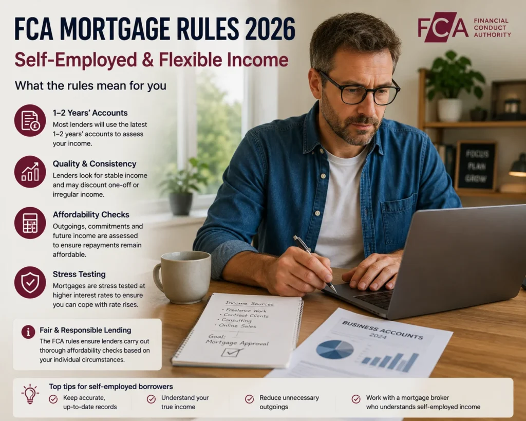 FCA mortgage rules 2026 self-employed flexible income (1)