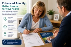 enhanced annuity health conditions pension income