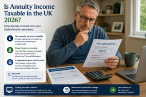 is annuity income taxable UK 2026 State Pension