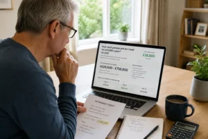 pension pot for 25k a year UK 2026