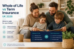 whole of life vs term insurance UK 2026